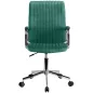 AKORD FD-24 Ergonomikus Irodai Szék Palackzöld Velúr