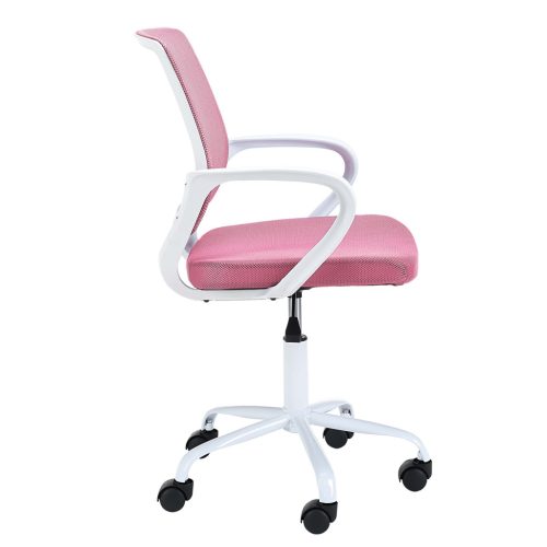 AKORD FD-6 Gyermek Forgószék Fehér/Rózsaszín