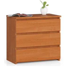 AKORD CLP 3 Fiókos Égerfa Komód