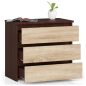 AKORD CLP CL3 Éjjeliszekrény Wenge/Sonoma Tölgy 3 Fiókos