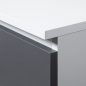 AKORD CL100 Modern 6-Fiókos Komód Laminált Fehér-Szürke