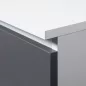 AKORD CL100 Modern 6-Fiókos Komód Laminált Fehér-Szürke