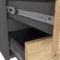   AKORD CL100 Modern Fiókos Komód Laminált Szürke Artisan Tölgy 6-Fiókos