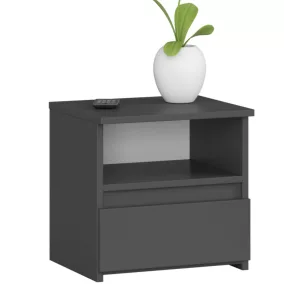 AKORD CL1 Éjjeliszekrény Laminált Grafitszürke