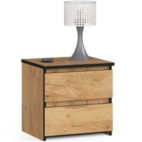 AKORD CLP Éjjeliszekrény Craft Tölgy 2 Fiókos