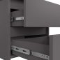 AKORD CLP CL2 Éjjeliszekrény Laminált Grafitszürke