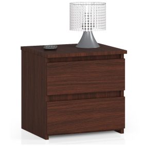 AKORD CLP Éjjeliszekrény 2 Fiókos Wenge