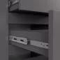 AKORD CL4 Laminált Fiókos Komód Grafitszürke