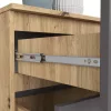 AKORD CLP Artisan Tölgy Komód 4 Fiókos Szürke Matt