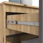 AKORD CLP Artisan Tölgy Komód 4 Fiókos Szürke Matt