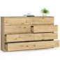 AKORD CLP Artisan Tölgy 8 Fiókos Komód