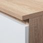 AKORD CLP Modern Komód Sonoma Tölgy Fehér 160cm