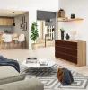 AKORD CLP 6-Fiókos Komód Sonoma Tölgy/Wenge Laminált
