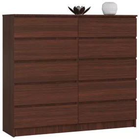 AKORD CLP 10-Fiókos Komód Wenge Laminált