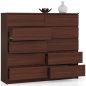 AKORD CLP 10-Fiókos Komód Wenge Laminált