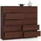 AKORD CLP 10-Fiókos Komód Wenge Laminált
