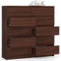 AKORD CLP K120 Wenge Komód 10 Fiókos