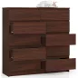AKORD CLP K120 Wenge Komód 10 Fiókos