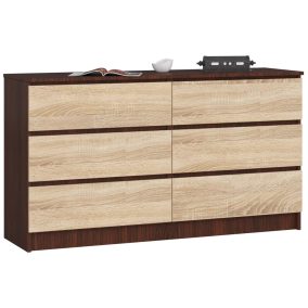 Komód K140 6f Clp Venge / Sonoma