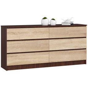 Komód K160 6f Clp Venge / Sonoma