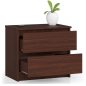 AKORD CLP Éjjeliszekrény Laminált Wenge 2 Fiókos