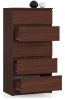 AKORD CLP 5 Fiókos Komód Wenge Laminált 60cm