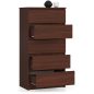 AKORD CLP 5 Fiókos Komód Wenge Laminált 60cm