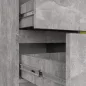 AKORD Jerry Kompakt Komód Laminált Beton Szürke