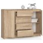 AKORD CLP K140 Komód Laminált Sonoma Tölgy 4 Fiókos