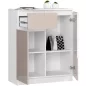 AKORD CLP K80 Komód Magasfényű Cappuccino