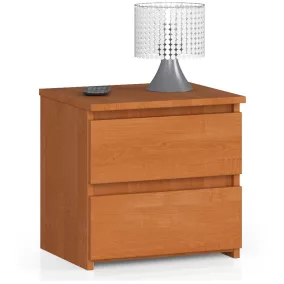 AKORD CLP Éjjeliszekrény Laminált Éger 2 Fiókos