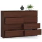 AKORD CLP K140 Komód 8 Fiókos Wenge Laminált