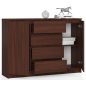 AKORD CLP K140 Komód Laminált Wenge 4 Fiókos