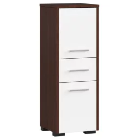 AKORD FIN Fürdőszobai Oszlopszekrény 85cm Wenge-Fehér