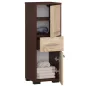   AKORD FIN Fürdőszobai Oszlopszekrény Wenge-Sonoma Tölgy 85cm