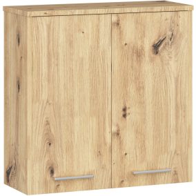 AKORD FIN Artisan Tölgy Fali Fürdőszobai Szekrény 60 cm