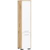 AKORD FIN Fürdőszobai Oszlopszekrény 140cm Artisan Tölgy-Fehér