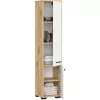 AKORD FIN Fürdőszobai Oszlopszekrény 140cm Artisan Tölgy-Fehér