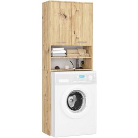 AKORD FIN Mosógép Fölé Való Szekrény Artisan Tölgy