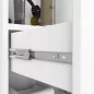 AKORD FIN Fürdőszobai Álló Szekrény 140cm Fehér