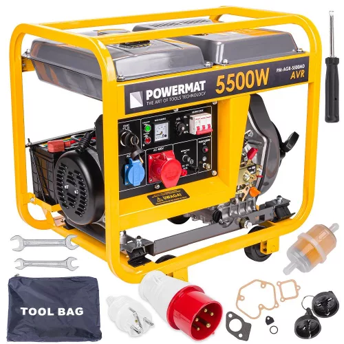 PM-AGR-5500MD - Diesel áramfejlesztő