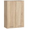 AKORD FIN Fali Fürdőszobai Szekrény Sonoma Tölgy 2 Ajtós