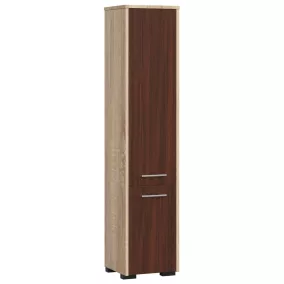   AKORD FIN Fürdőszobai Oszlopszekrény 140cm Sonoma Tölgy/Wenge