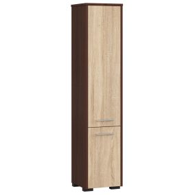   AKORD FIN Fürdőszobai Álló Szekrény 140cm Wenge Sonoma Tölgy