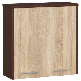   AKORD FIN Fürdőszobai Fali Szekrény Laminált Wenge-Sonoma 60cm