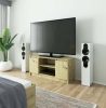AKORD CLP TV Szekrény Artisan Tölgy Laminált 120cm
