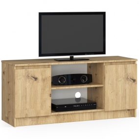 AKORD CLP TV Szekrény Artisan Tölgy Laminált 120cm