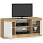 AKORD CLP TV Szekrény Artisan Tölgy Fehér 120