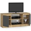 Tv Szekrény K120 2a 1p Clp Artisan Tölgy / Szürke