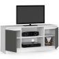 AKORD CLP K120 TV-állvány Laminált Fehér-Szürke
